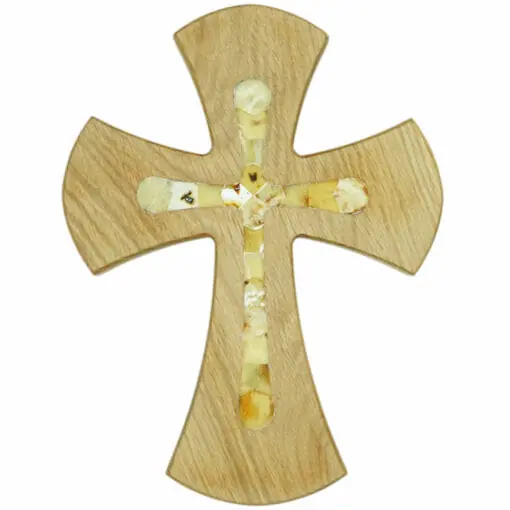 Pakabinamas ąžuolinis kryžius