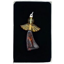 Gintarinis pakabukas Angelas