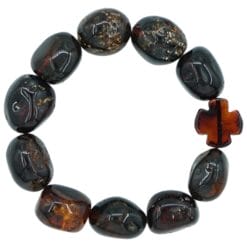 Gintarinis rožinis-apyrankė